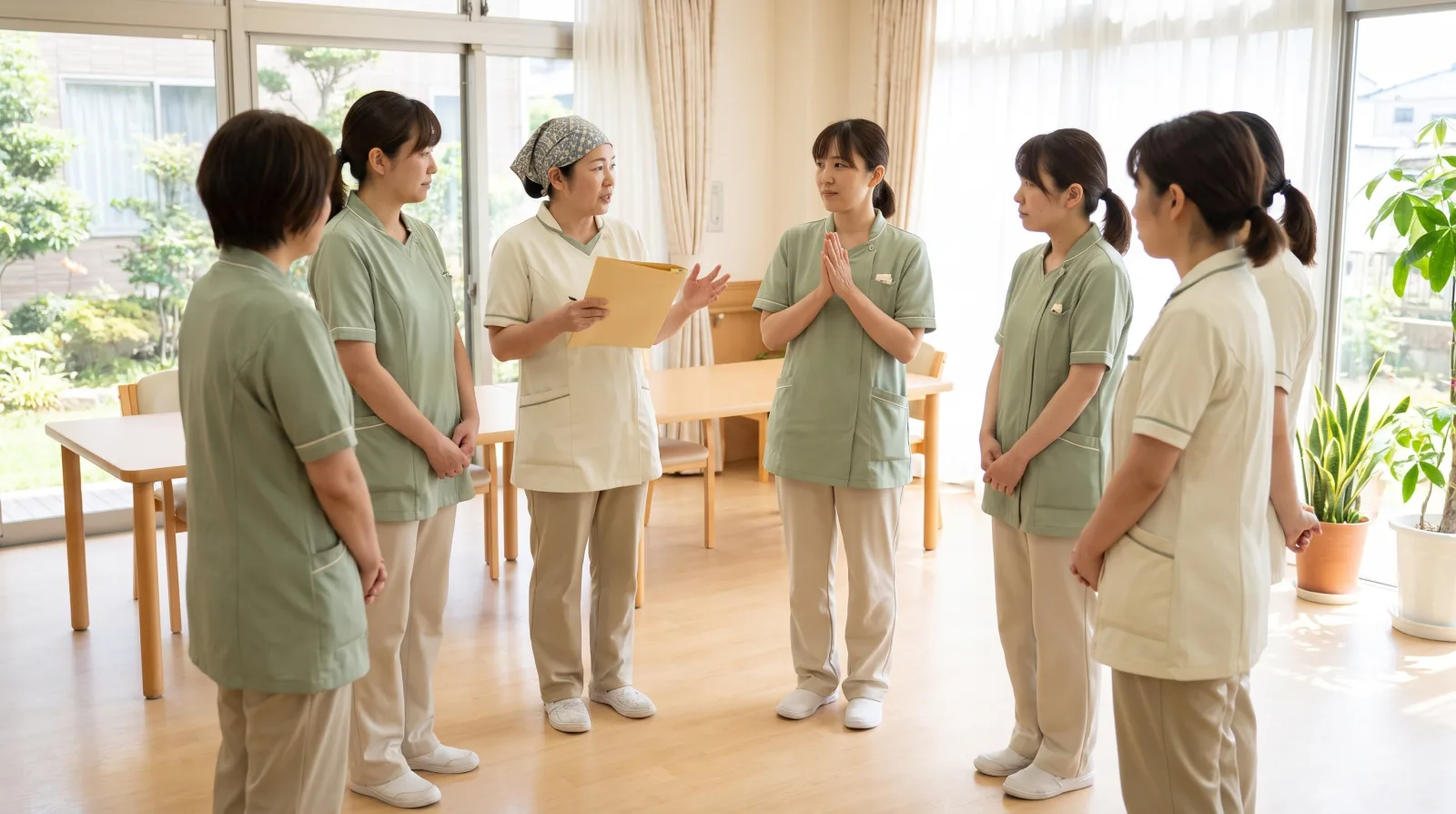 医療的ケアの演習が入ります。ここは通信では終われません