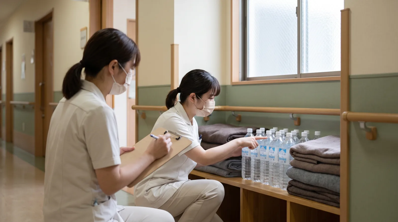 備蓄は、量よりも「どこに何があるか」を全員が知っていることが大事です