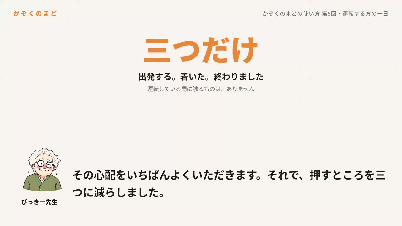 第5回 運転する方の一日 の表紙